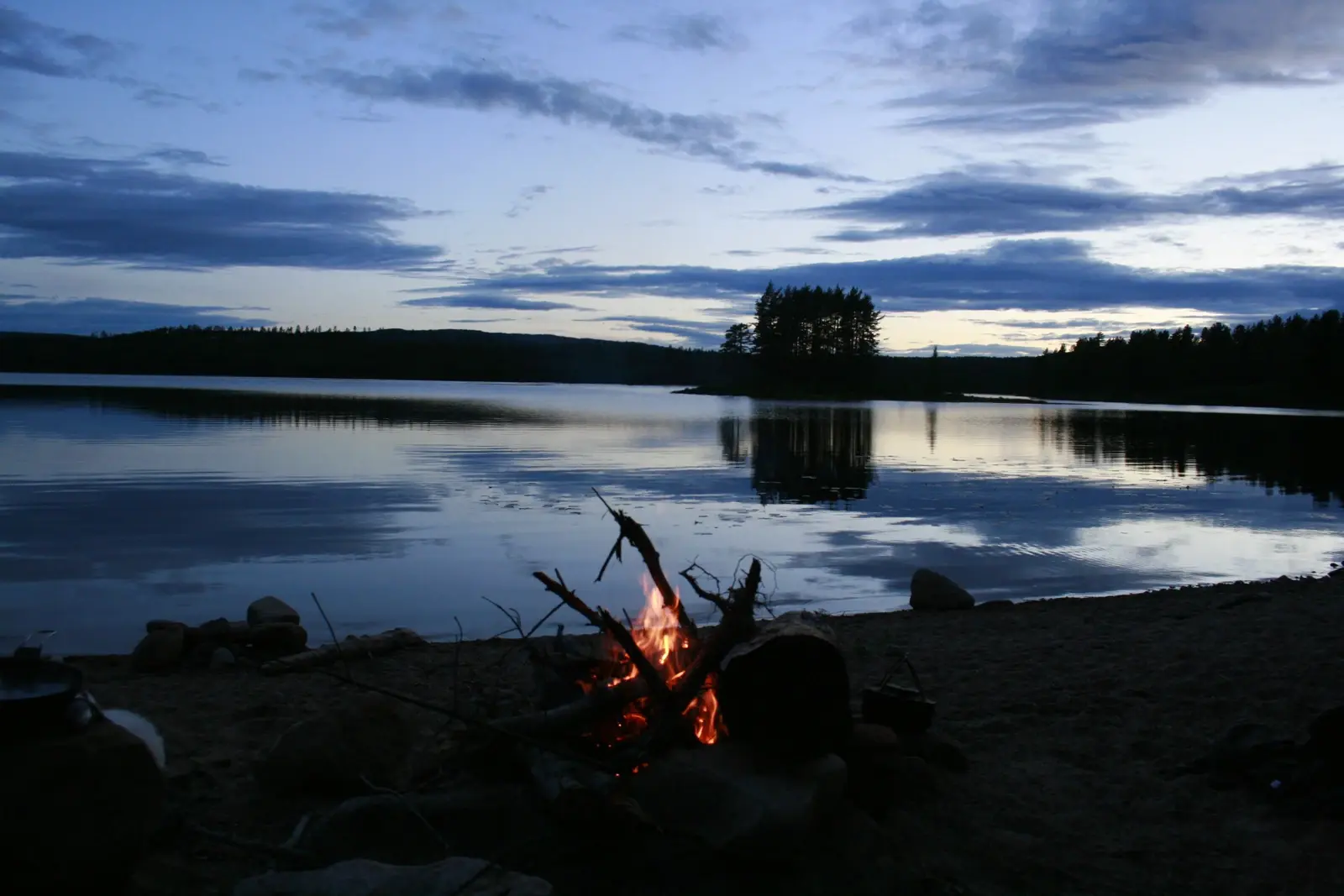 Campfire by Glomma